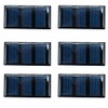 Pack of 6 ZONADAH 0.2W 1.5V Mini Solar Panel Kit,
