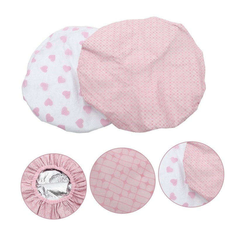 SAFIGLE 2Pcs Waterproof Hair Conditioning Caps for Women – Double