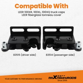 maXpeedingrods 83515 83514 2 PCS Rear Door Rotary Latches for Leer 100XR, 100XL, 100XQ, 180XL, for Leer 700 Truck Cap Rotary Latch