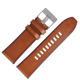Diesel Watch Strap LB-DZ4343 Original Replacement Strap DZ 4343 Leather Watch Strap 26 mm Brown