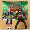Football Happy Birthday Backdrop Banner