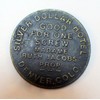 Silver Dollar Hotel Solid Brass Brothel Token