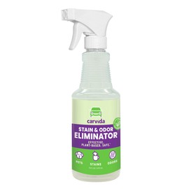 Carvida Pet Odor Eliminator, Non-Toxic, Enzyme-Based Stain & Odor Remover Spray for Pet Urine and Smells in Cars, Natural Grapefruit Scent, 16oz