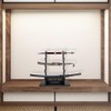 5 Tier Sword Stand Display Sword Rack Stand, Black Katana