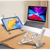 Adjustable Laptop Stand with Detachable Cooling Fan – Portable Foldable