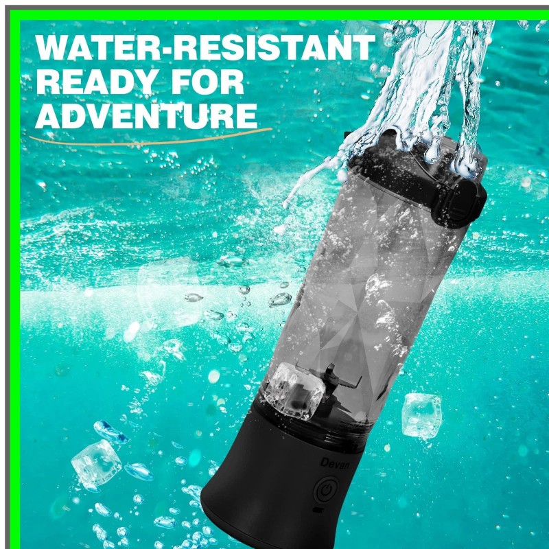 MODAIS HydroMix Portable USB Blender with 20 oz Waterproof Cup