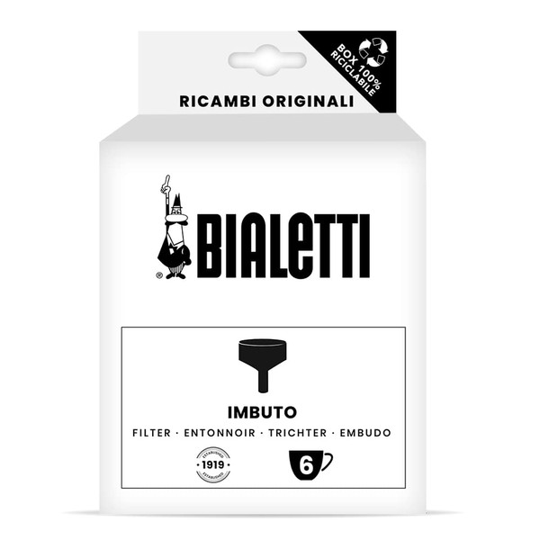 Bialetti Genuine Spare Parts for Mochinduction 6 Cup Wax (Funnel) Genuine Replacement Parts