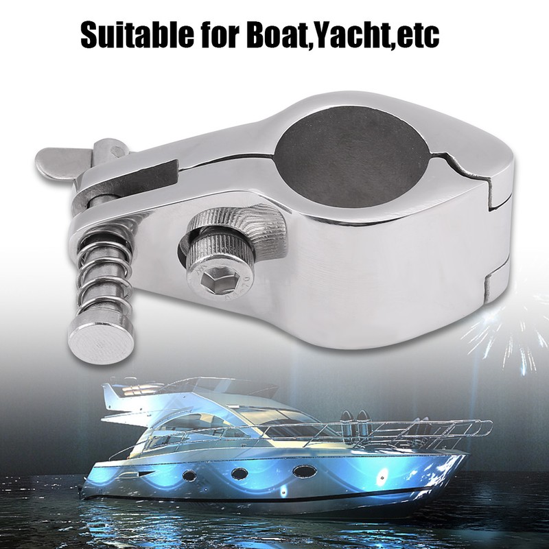 7/8" Stainless Steel Marine Boat Jaw Slide Hinged Bimini Top