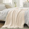 Amélie Home Chenille Knit Throw Blanket for Couch, Chunky Knit
