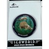 New! SeaWorld 2023 Manatee Pass Member Pin Button