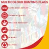 GrassVillage MEGA VALUE Multicolour Bunting – 164ft (50m) Long with