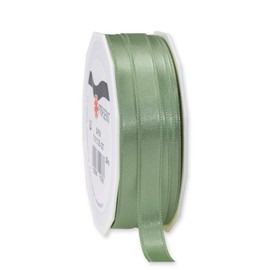 C.E. Pattberg Satin Antique Green Gift Ribbon, 27 Yards for Wrapping Gifts, 0.39 inches Width, Ribbon for Decorating & Crafting, Decorative Ribbon for Gifts, for Every Occasion, 7181025-556