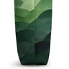 Dark Green Gradient Scales with Watercolor Effect Tote Bag