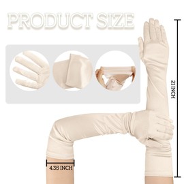 ItkFresh Opera Gloves, Long Gloves, Gloves Costume, Satin Gloves, Long Gloves For Women Fancy, Long Gloves Women Formal, Satin Gloves Elbow Length, Long Satin Gloves, 1920s Gloves