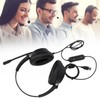 X6D USB 2 Telephone Headset Noise Cancelling Speaker Volume Adjustment