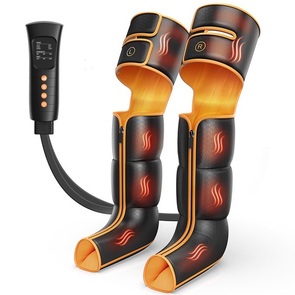 ITCPRL Leg Massager with Heat and Compression, Foot Calf &