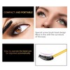 50 Pcs Eyebrow Spoolie, Lightweight Eyelash Spoolies, Disposable Mascara Wands