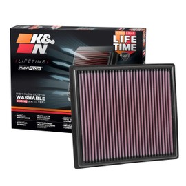 K&N High-Flow Original Lifetime Engine Air Filter: Increase Power: Premium, Washable: Compatible with 2015-2022 Chervolet/GMC: Colorado, Canyon, 33-5030