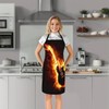 Homewish Sugar Skull Apron with Adjustable Neck Strap for Men