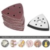 61 x 90 mm multifunctional sanding pad, abrasive sandpaper, triangular