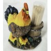 DWK Bright Pickin's - Rooster Chicken Toothpick Holder by DWK