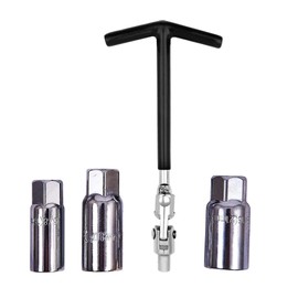 Mr. Gadget's Solutions 4PC T Bar Spark Plug Wrench Set Removal Tool 16mm 18mm 21mm