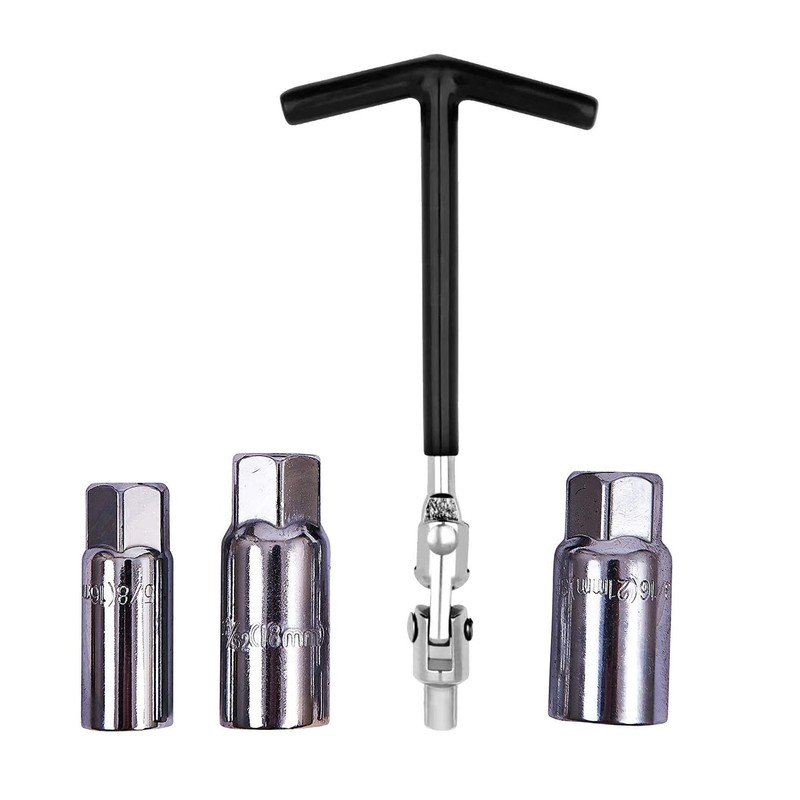 Mr. Gadget's Solutions 4PC T Bar Spark Plug Wrench Set