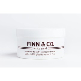 FINN & CO. Body Cream White Sand for Normal to Dry Skin for Women and Men (6.7 oz)