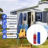 SURVOL RV Roof Sealant, Self-Leveling Lap Sealant - White, 2-Pack,