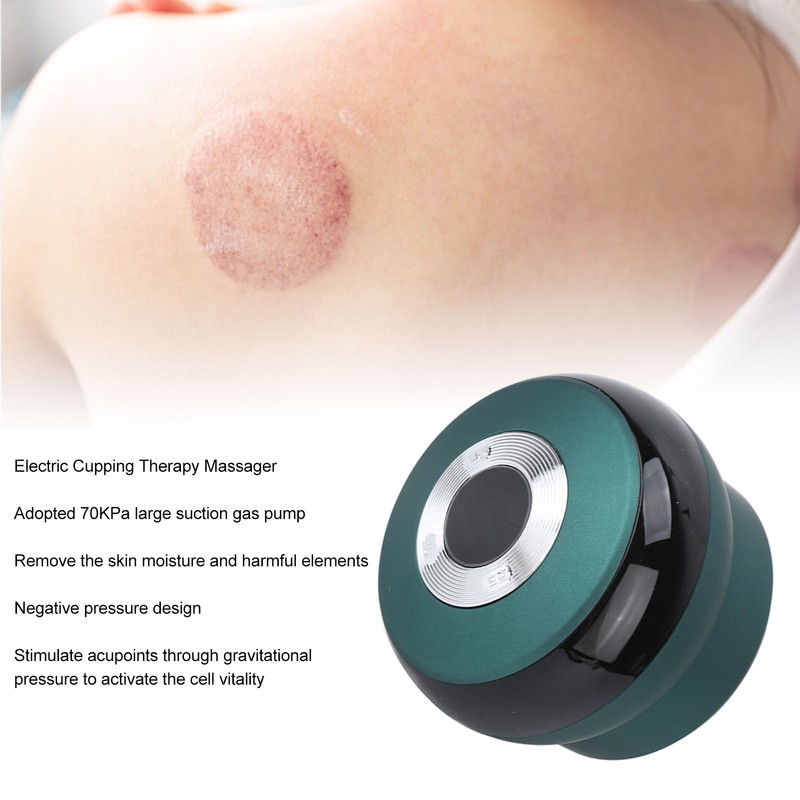 Electric Cupping Massager Negative Pressure Large Suction Heating Gua Sha