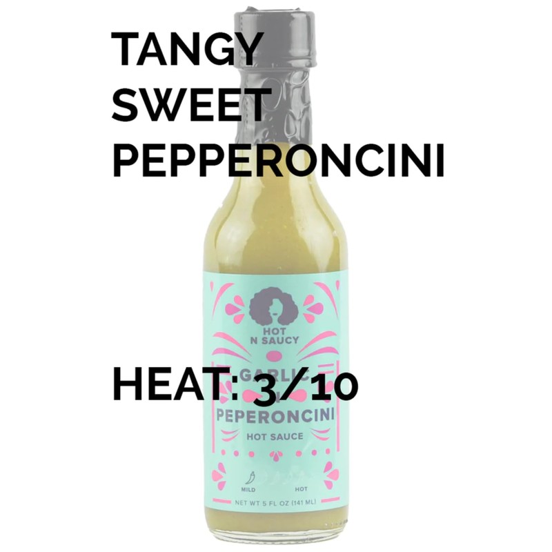 Hot N Saucy | Garlic N Peperoncini Hot Sauce, 5