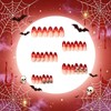 Pack of 30 Halloween Nails - Almond Shaped French Nails