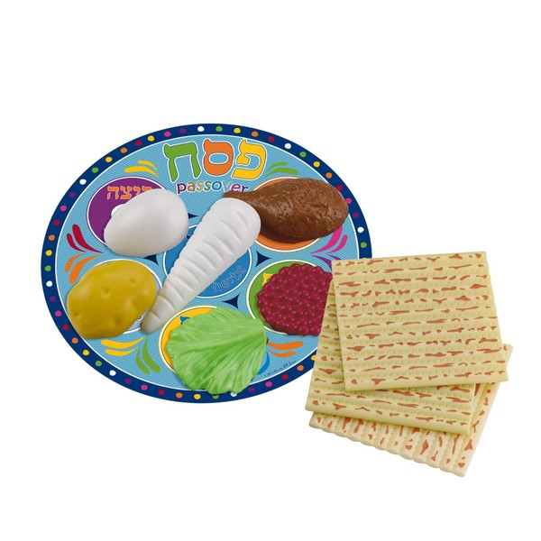 Rite Lite Toy Passover Plastic Seder Food Set- Decorations For Pesach Holiday
