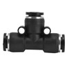 10pcs Pneumatic Tube Fitting Durable PVC Stable Sealing Corrosion Resistance