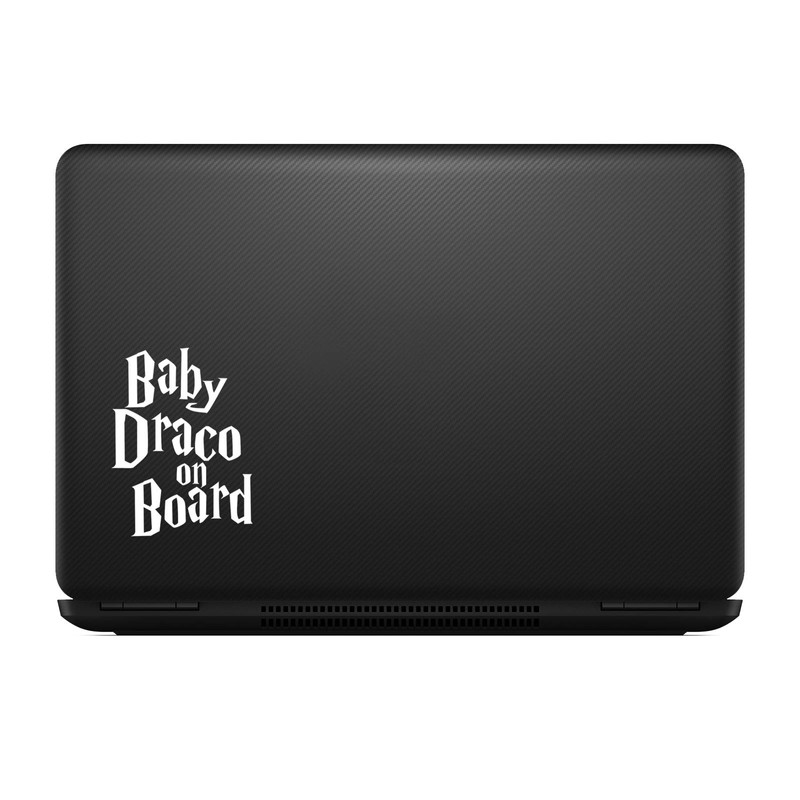 Baby Draco On Board Sticker Decal Notebook Car Laptop 5.5"