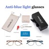 FEIYOLD Blue Light Blocking Glasses Women/Men,Retro Round Anti Eyestrain Computer