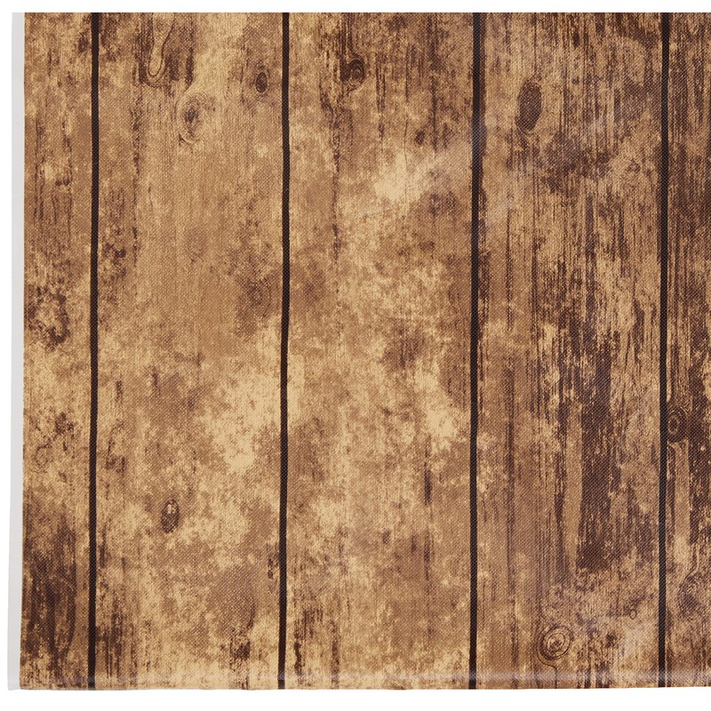 Creative Converting 329655 Wood Grain Design Plastic Tablecloth