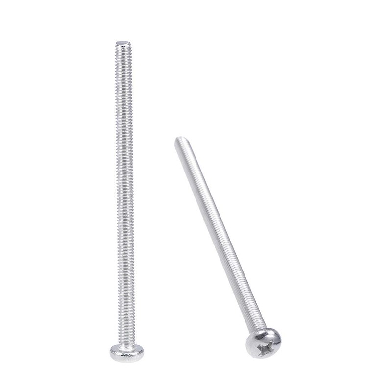 sourcing map M4x70mm Machine Screws Pan Phillips Cross Head Screw