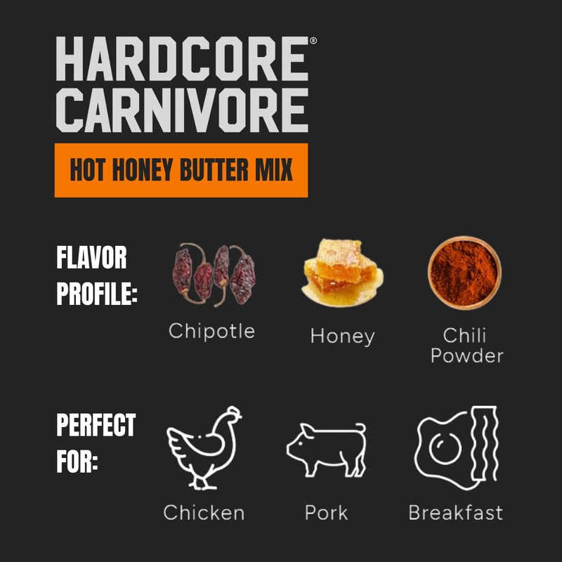 Hardcore Carnivore Cowboy and Hot Honey Butter Mix (Combo Pack)