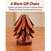 4-Piece Bamboo Trivet Set for Hot Pots & Pans –
