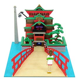 Sankei MP07-11 Studio Ghibli Mini Spirited Away Oil Shop Tochihiro Non-Scale Papercraft