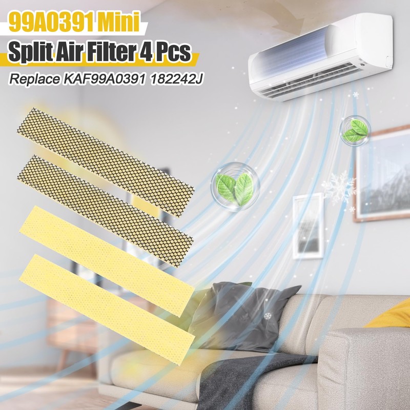 Upgraded 99A0391 4PCS Filters Replacement for Daikin Mini Split Units