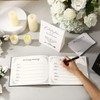 Engrowtic 64 Pcs Guest Book Set Funeral Guest Book Celebration
