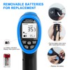 HOLDPEAK HP-985B Infrared Thermometer Non-Contact, -58℉~2480℉ (-50℃～1360℃), Dual Laser Digital
