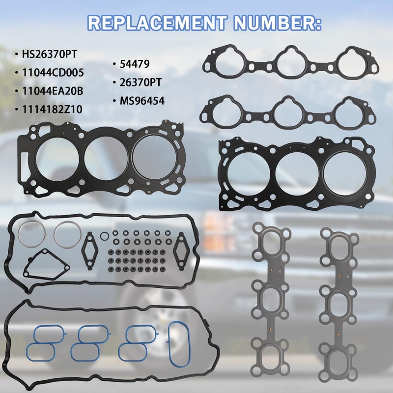 Engine Cylinder Head Gasket Set Compatible with Nissan Suzuki Vehicle
