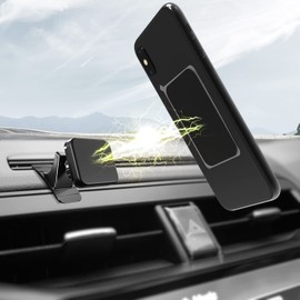 Juspota Kleber Metallplatte, 6 Stück Metallplättchen Selbstklebend für Magnet kfz Handyhalter, Metallplatten für Magnetische Auto Handyhalterung, 6 Rechteckige