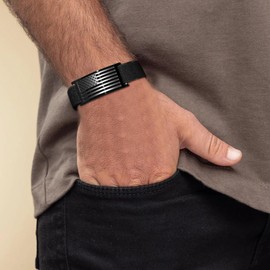 Gnamy 21st Birthday Gifts for Men Male Him, American Flag Elastic Strap Wrist Bracelet 21 Year Old Birthday decorations Jewelry Valentine's Day Christmas Presents Gifts Son Grandson Brother Friends Boyfriend