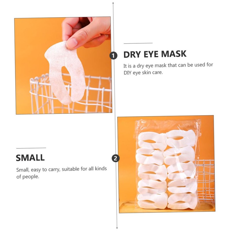 Gogogmee 1000pcs Disposable Eye Mask Eye Mask for Dry Eyes