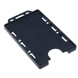 Customcard ltd Vertical Portrait Double Two Sided Identity ID Card Pass Badge Holder Navy