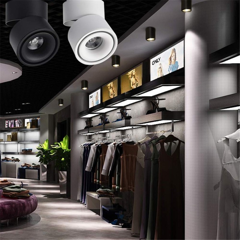 LED Ceiling Spotlight - Wall Light 360°Adjustable Ceiling Downlight COB
